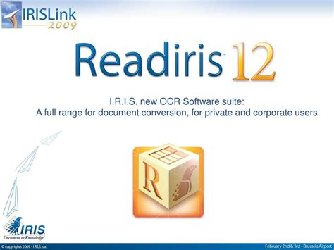 I.R.I.S. OCR software download .